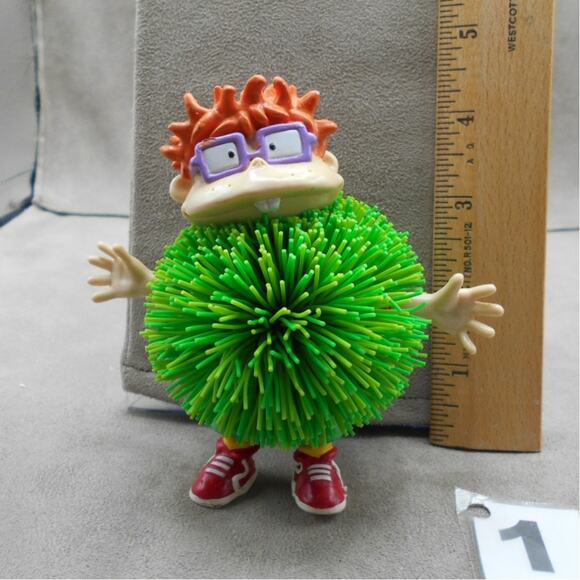 Vintage 1999 Nickelodeon Rugrats Chucky Koosh Ball by Oddzon 4.5" Figure - Picture 2 of 6